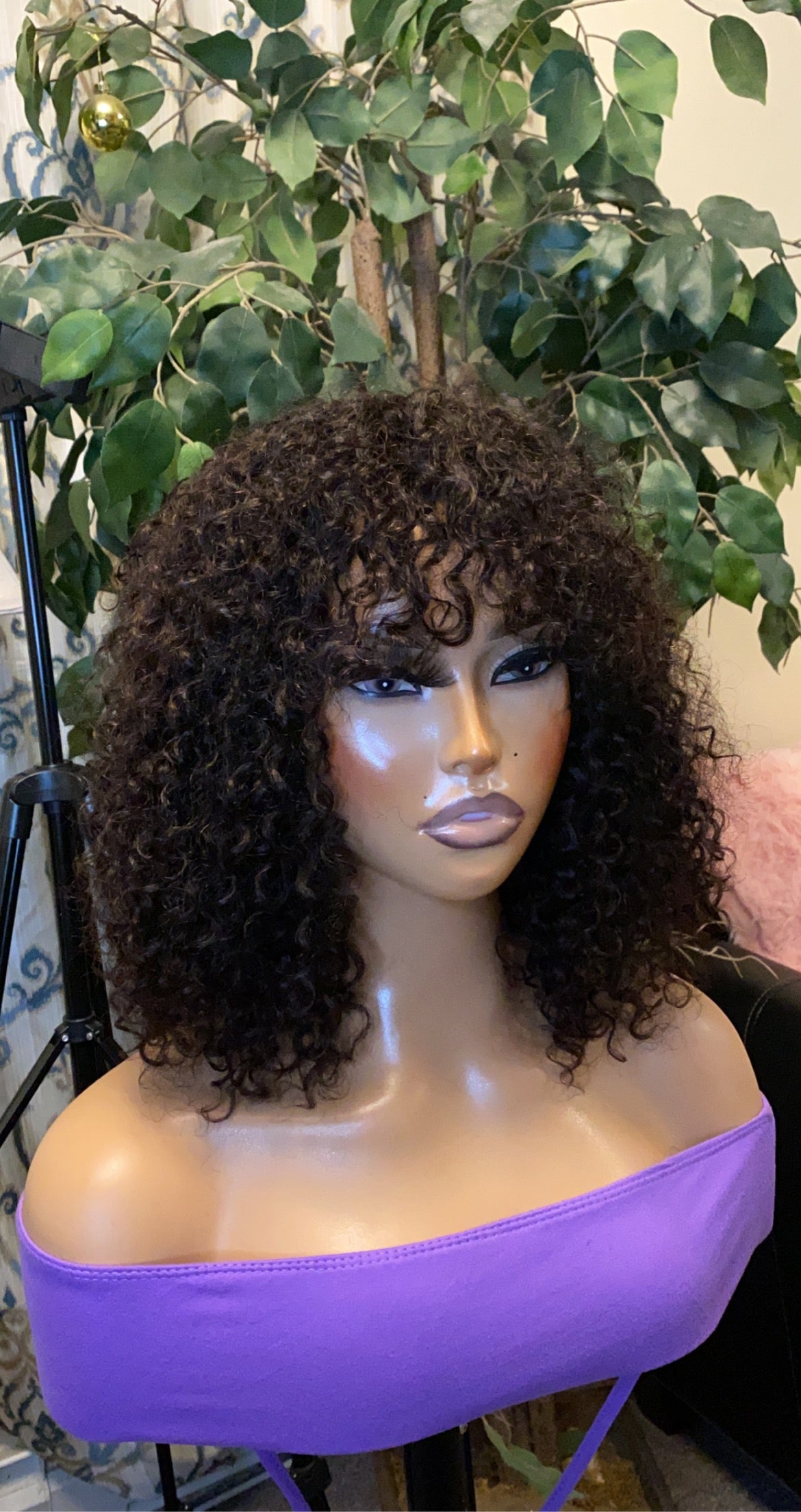 Deep Wave bang Wig