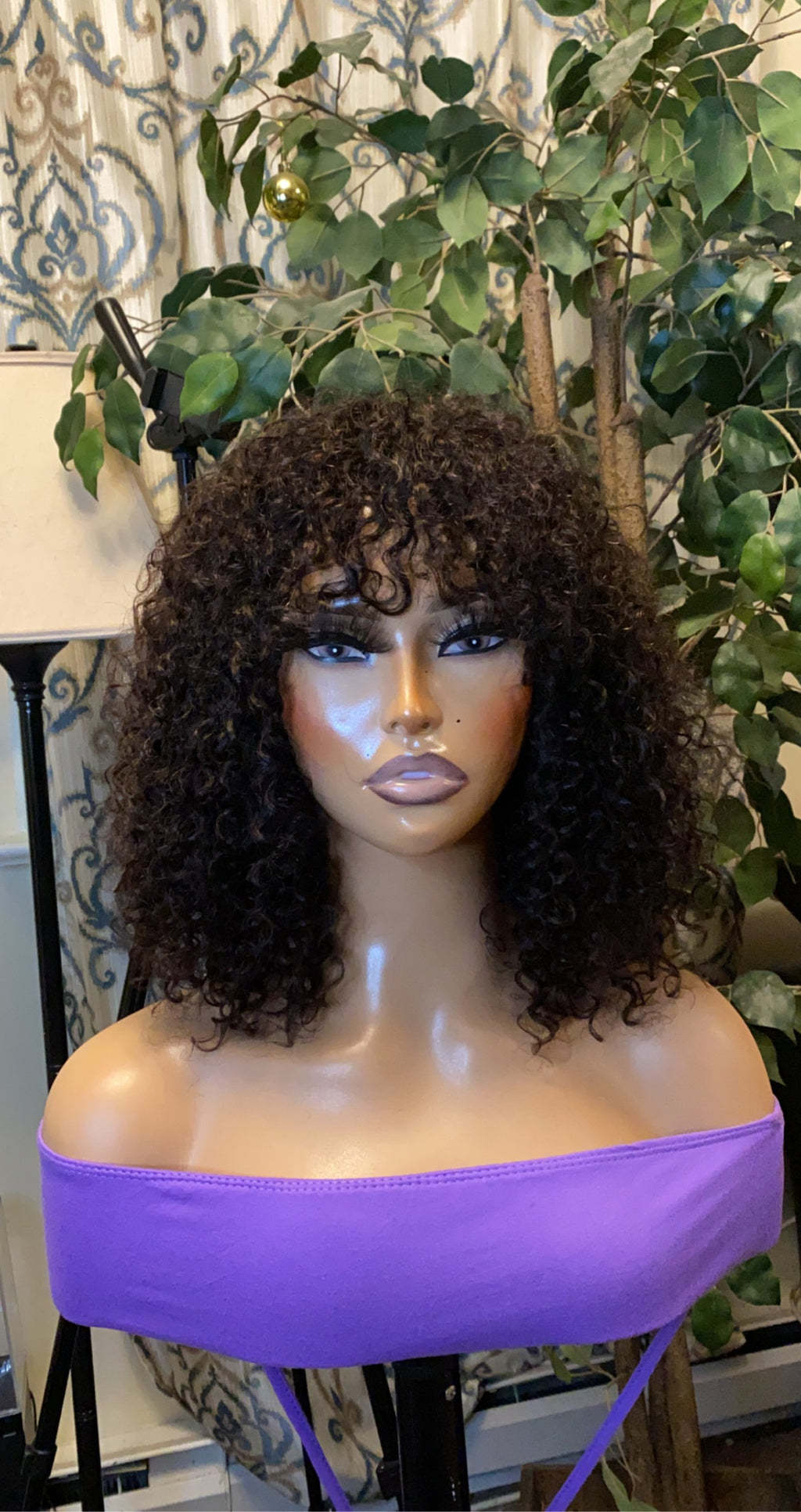 Deep Wave bang Wig